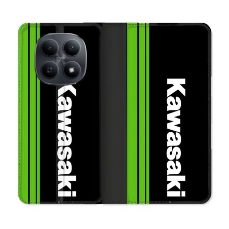 Housse Cuir Portefeuille Pour Xiaomi Redmi Note 15 5G Moto Kawasaki