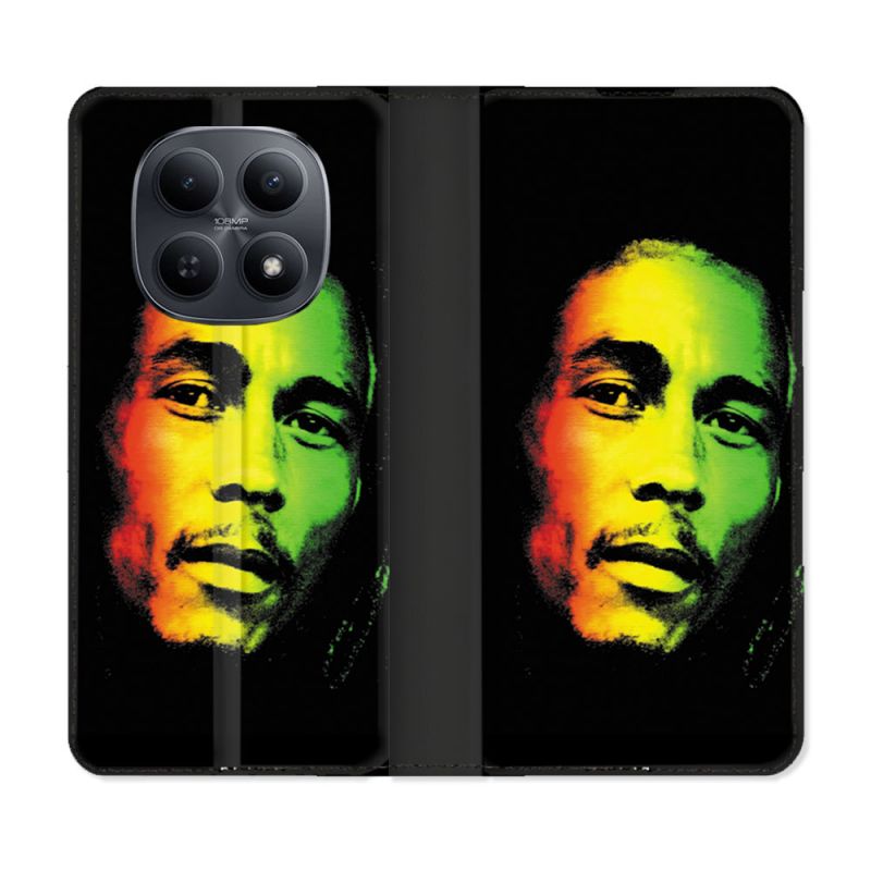 Housse Cuir Portefeuille Pour Xiaomi Redmi Note 15 5G Musique Bob Marley 2