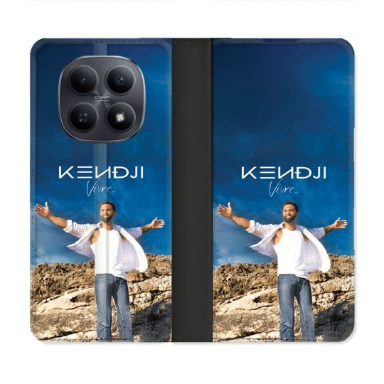 Housse Cuir Portefeuille Pour Xiaomi Redmi Note 15 5G Musique Kendji