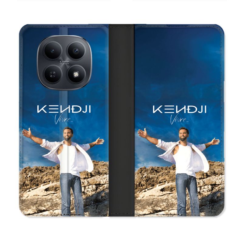 Housse Cuir Portefeuille Pour Xiaomi Redmi Note 15 5G Musique Kendji