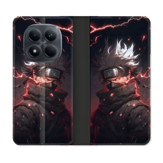 Housse Cuir Portefeuille Pour Xiaomi Redmi Note 15 Pro 4G Manga Naruto Kakashi Dark