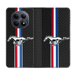 Housse Cuir Portefeuille Pour Xiaomi Redmi Note 15 5G Mustang