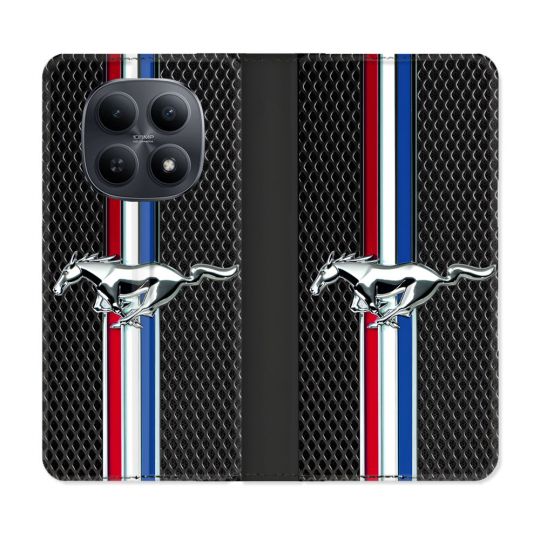 Housse Cuir Portefeuille Pour Xiaomi Redmi Note 15 5G Mustang
