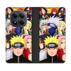 Housse Cuir Portefeuille Pour Xiaomi Redmi Note 15 Pro 4G Manga Naruto Team