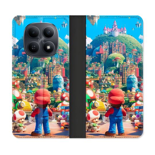 Housse Cuir Portefeuille Pour Xiaomi Redmi Note 15 5G Nintendo World
