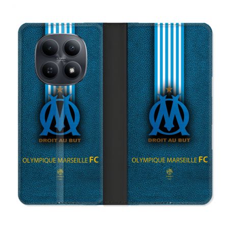 Housse Cuir Portefeuille Pour Xiaomi Redmi Note 15 5G Olympique Marseille OM Bande