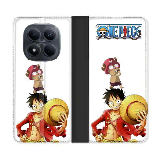 Housse Cuir Portefeuille Pour Xiaomi Redmi Note 15 Pro 4G Manga One Piece Chopper