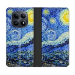 Housse Cuir Portefeuille Pour Xiaomi Redmi Note 15 5G Peinture La nuit étoilée