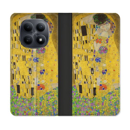 Housse Cuir Portefeuille Pour Xiaomi Redmi Note 15 5G Peinture Le Baiser