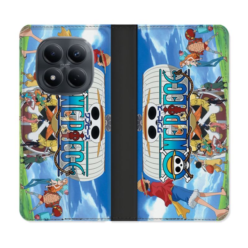 Housse Cuir Portefeuille Pour Xiaomi Redmi Note 15 Pro 4G Manga One Piece Sunny