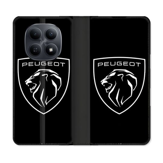 Housse Cuir Portefeuille Pour Xiaomi Redmi Note 15 5G Peugeot