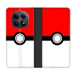 Housse Cuir Portefeuille Pour Xiaomi Redmi Note 15 5G Pokemon Pokeball