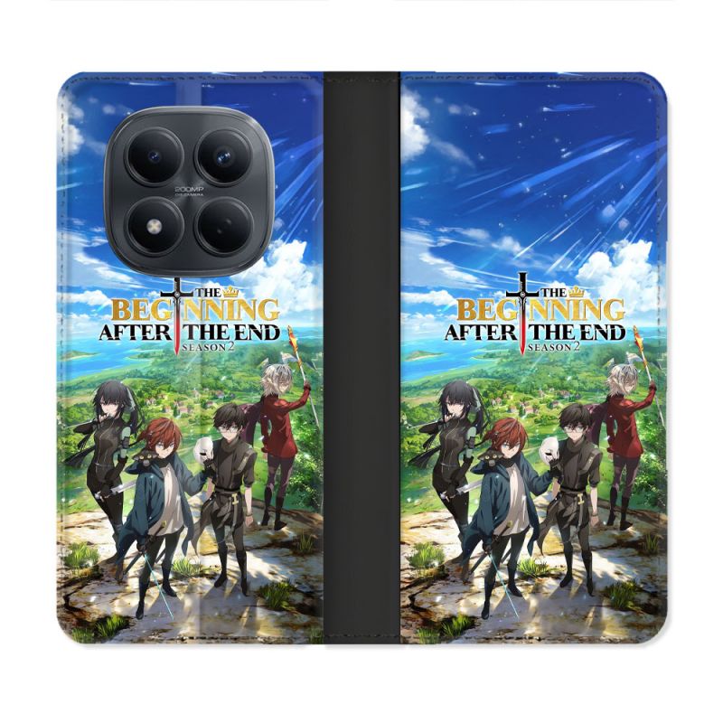 Housse Cuir Portefeuille Pour Xiaomi Redmi Note 15 Pro 4G Manga The Beginning After The End Affiche