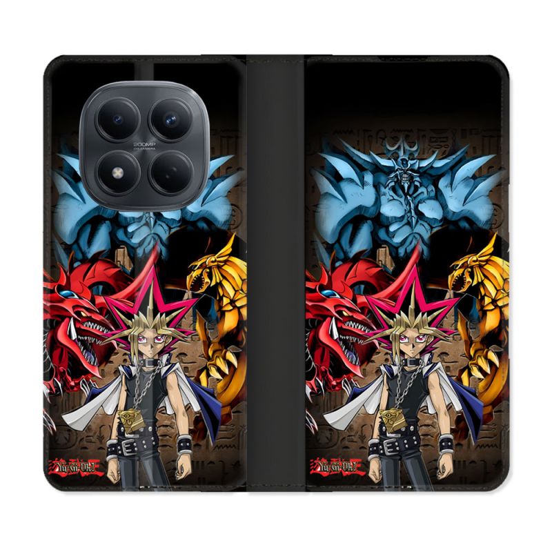 Housse Cuir Portefeuille Pour Xiaomi Redmi Note 15 Pro 4G Manga Yu Gi Oh