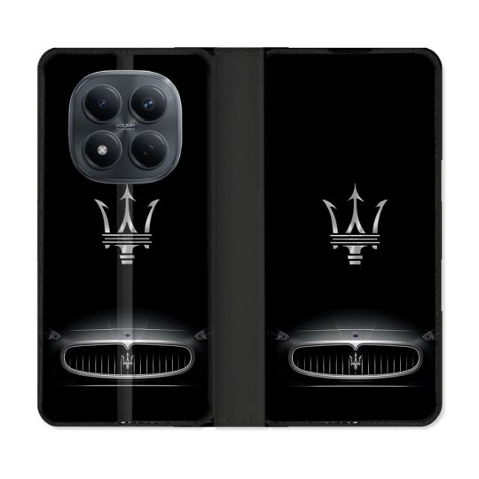 Housse Cuir Portefeuille Pour Xiaomi Redmi Note 15 Pro 4G Maserati