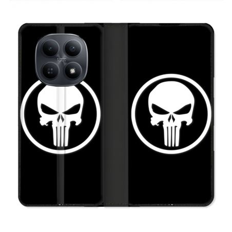 Housse Cuir Portefeuille Pour Xiaomi Redmi Note 15 5G Punisher