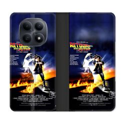 Housse Cuir Portefeuille Pour Xiaomi Redmi Note 15 5G Retour Vers Le Futur Affiche