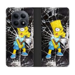 Housse Cuir Portefeuille Pour Xiaomi Redmi Note 15 5G Simpson Bart