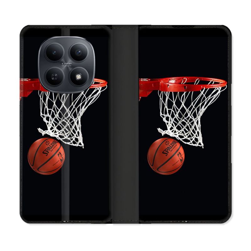 Housse Cuir Portefeuille Pour Xiaomi Redmi Note 15 5G Sport Basket Panier