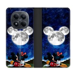 Housse Cuir Portefeuille Pour Xiaomi Redmi Note 15 Pro 4G Mickey Minnie