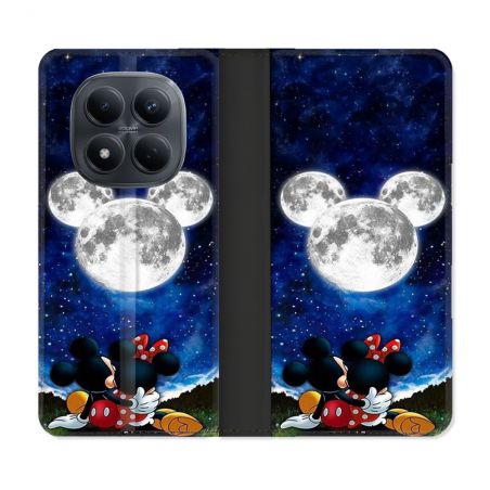 Housse Cuir Portefeuille Pour Xiaomi Redmi Note 15 Pro 4G Mickey Minnie