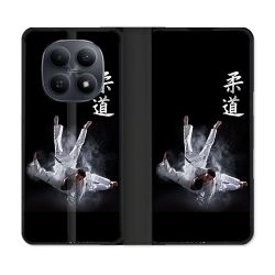Housse Cuir Portefeuille Pour Xiaomi Redmi Note 15 5G Sport Judo Noir