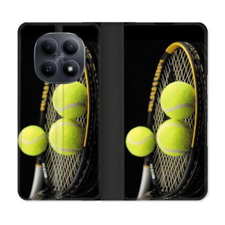 Housse Cuir Portefeuille Pour Xiaomi Redmi Note 15 5G Sport Tennis Balls