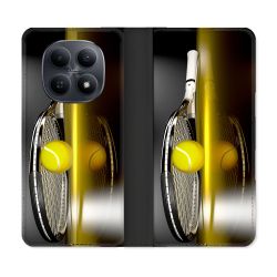 Housse Cuir Portefeuille Pour Xiaomi Redmi Note 15 5G Sport Tennis Reflet