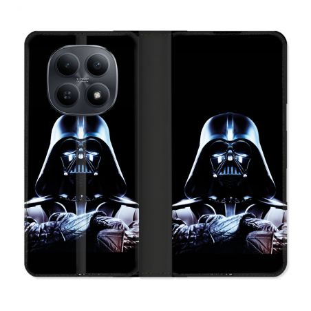 Housse Cuir Portefeuille Pour Xiaomi Redmi Note 15 5G Star Wars - Dark Vador Noir