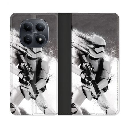 Housse Cuir Portefeuille Pour Xiaomi Redmi Note 15 5G Star Wars - Trooper