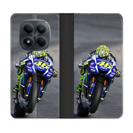 Housse Cuir Portefeuille Pour Xiaomi Redmi Note 15 Pro 4G Moto Course GP Wheeling 46