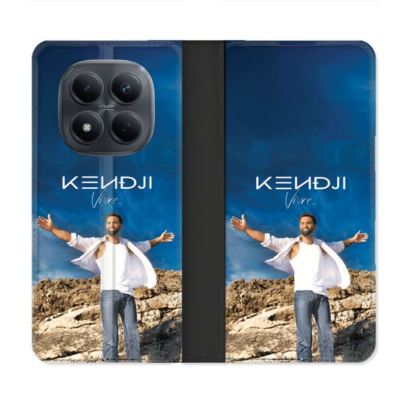 Housse Cuir Portefeuille Pour Xiaomi Redmi Note 15 Pro 4G Musique Kendji