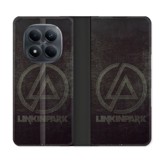 Housse Cuir Portefeuille Pour Xiaomi Redmi Note 15 Pro 4G Musique Rock Linkin Park