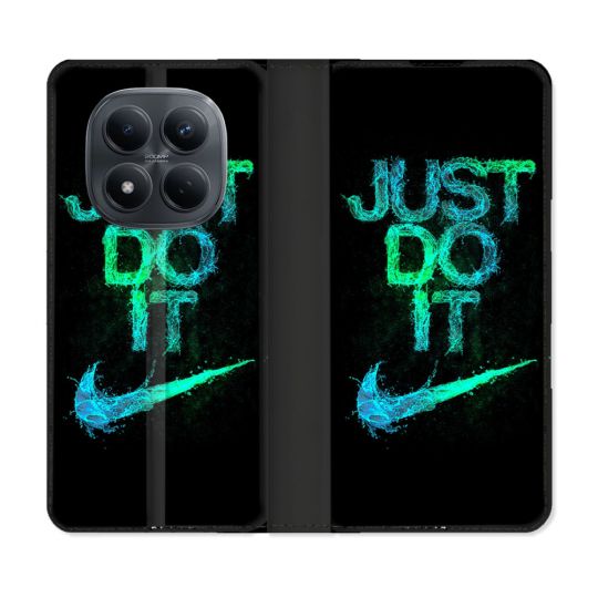 Housse Cuir Portefeuille Pour Xiaomi Redmi Note 15 Pro 4G Nike Just Do It