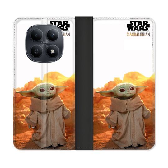 Housse Cuir Portefeuille Pour Xiaomi Redmi Note 15 5G Star Wars - Yoda bebe soleil