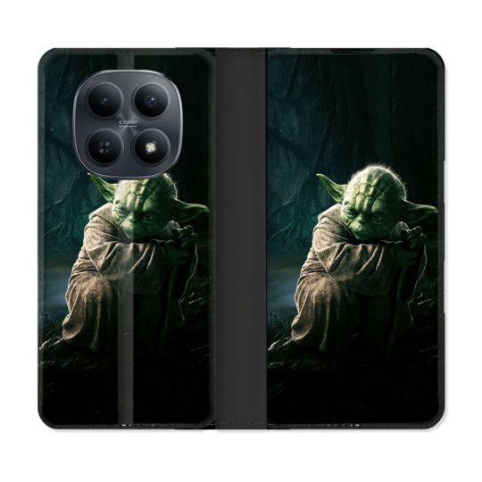 Housse Cuir Portefeuille Pour Xiaomi Redmi Note 15 5G Star Wars - Yoda sombre