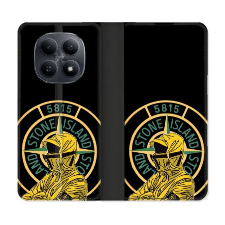 Housse Cuir Portefeuille Pour Xiaomi Redmi Note 15 5G Stone Island Color