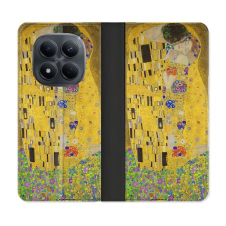 Housse Cuir Portefeuille Pour Xiaomi Redmi Note 15 Pro 4G Peinture Le Baiser