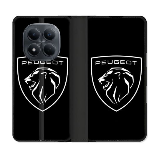 Housse Cuir Portefeuille Pour Xiaomi Redmi Note 15 Pro 4G Peugeot