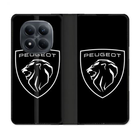 Housse Cuir Portefeuille Pour Xiaomi Redmi Note 15 Pro 4G Peugeot