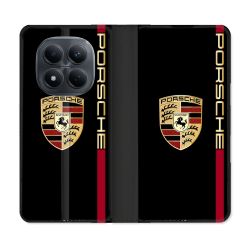 Housse Cuir Portefeuille Pour Xiaomi Redmi Note 15 Pro 4G Porsche Line