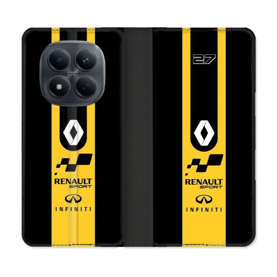 Housse Cuir Portefeuille Pour Xiaomi Redmi Note 15 Pro 4G Renault