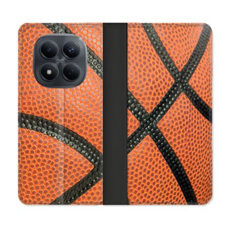 Housse Cuir Portefeuille Pour Xiaomi Redmi Note 15 Pro 4G Sport Ballon Basket