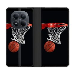 Housse Cuir Portefeuille Pour Xiaomi Redmi Note 15 Pro 4G Sport Basket Panier