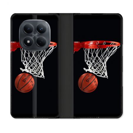 Housse Cuir Portefeuille Pour Xiaomi Redmi Note 15 Pro 4G Sport Basket Panier