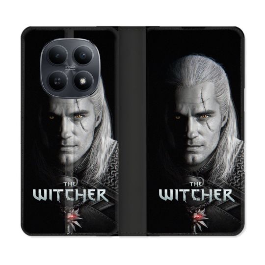 Housse Cuir Portefeuille Pour Xiaomi Redmi Note 15 5G The Witcher Noir