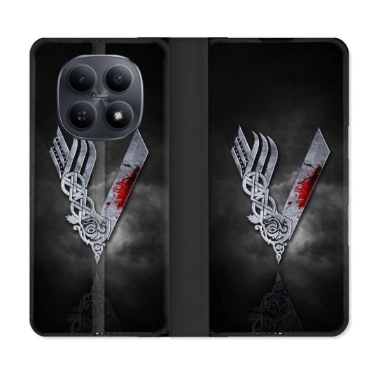 Housse Cuir Portefeuille Pour Xiaomi Redmi Note 15 5G Viking