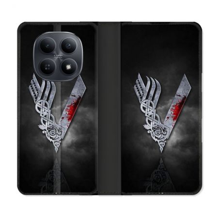 Housse Cuir Portefeuille Pour Xiaomi Redmi Note 15 5G Viking
