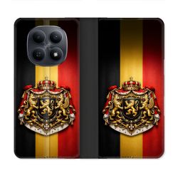 Housse Cuir Portefeuille Pour Xiaomi Redmi Note 15 5G Voyage Drapeau Belgique