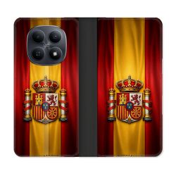 Housse Cuir Portefeuille Pour Xiaomi Redmi Note 15 5G Voyage Drapeau Espagne